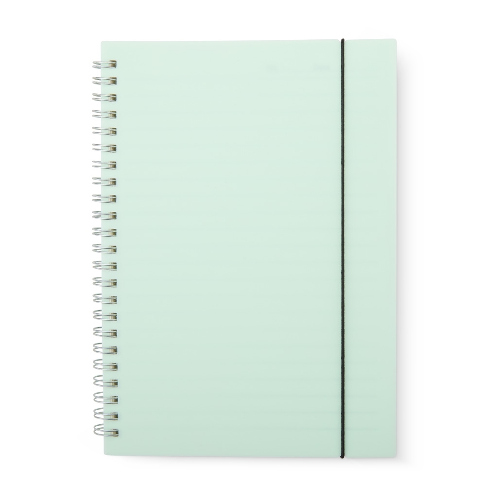 CADERNO A5 PLÁSTICO