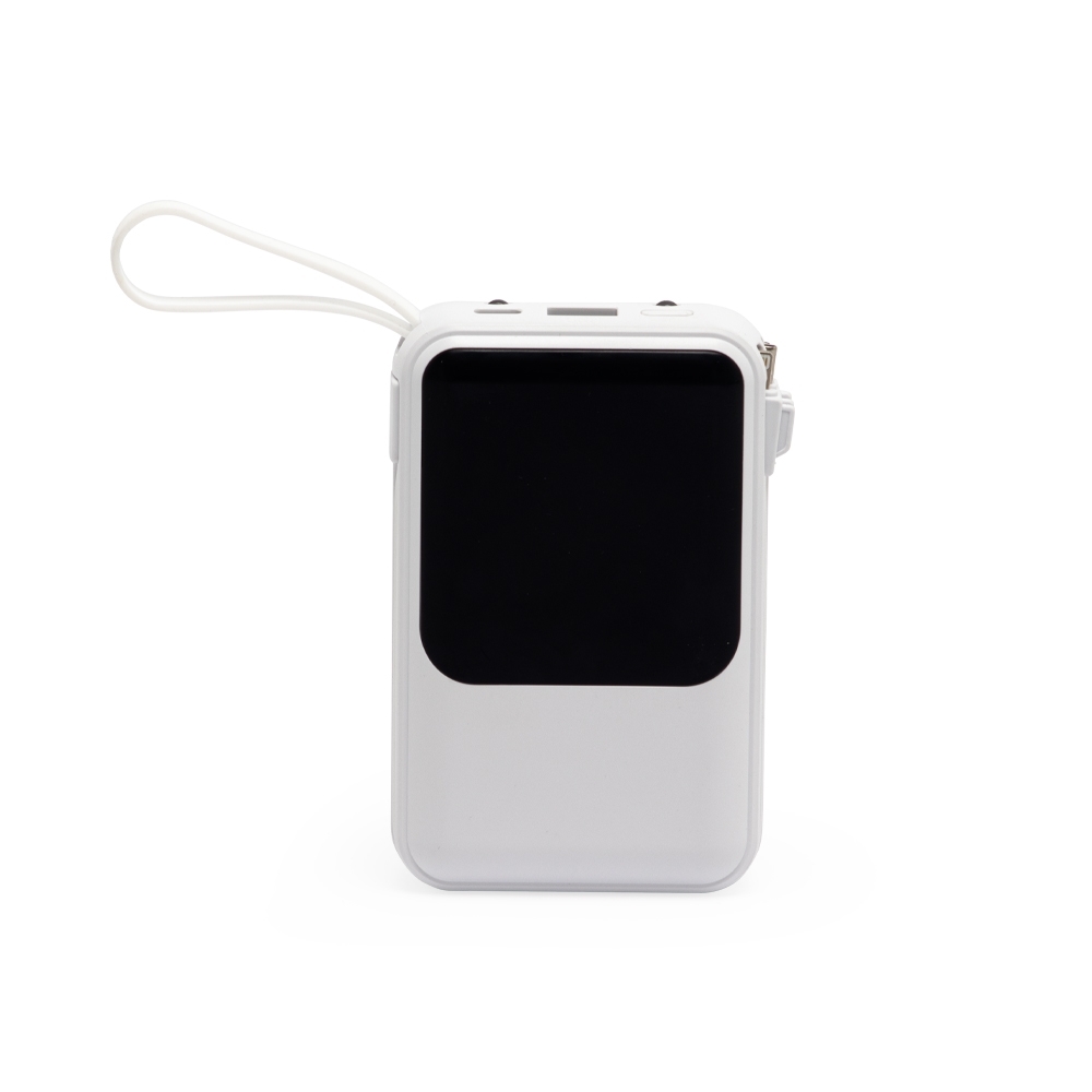 POWER BANK 10.000MAH COM LANTERNA E MULTISSAÍDAS